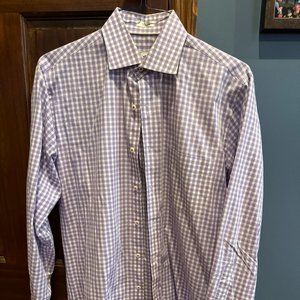 Peter Millar Cotton-Stretch Sport Shirt - Size Medium